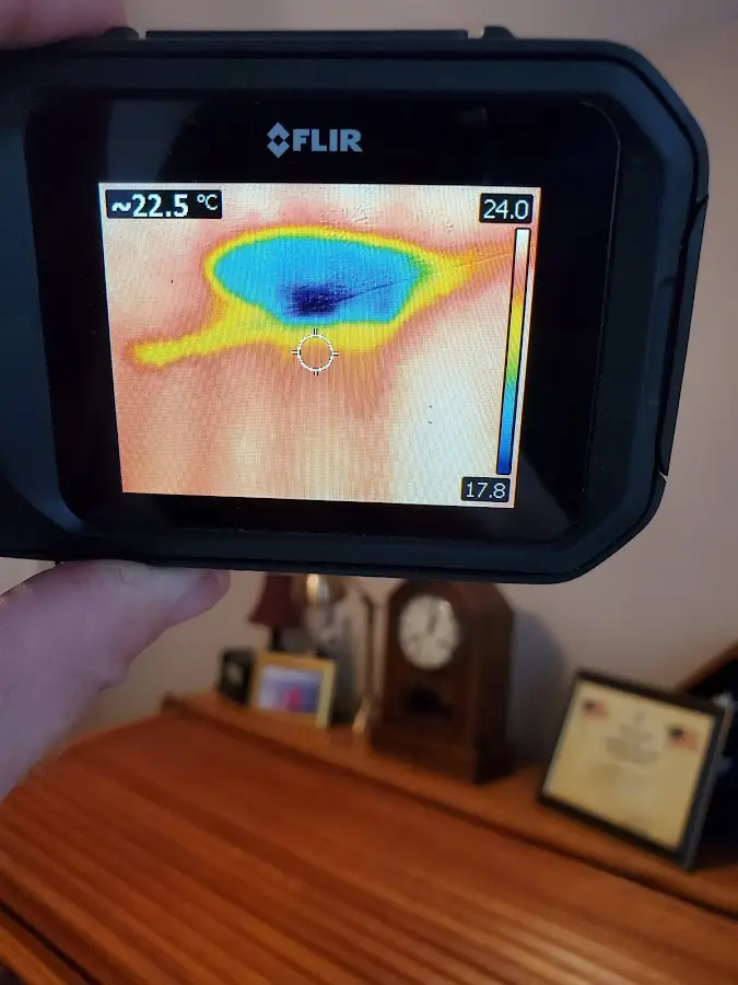 Thermal imaging inspection for water damage in Doylestown